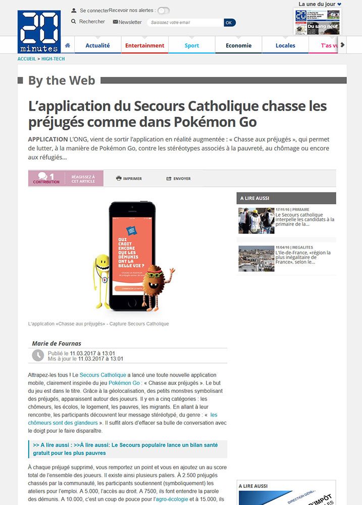 La chasse aux préjugés — 20minutes