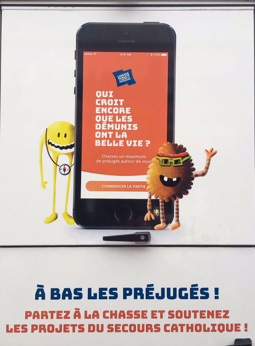 La chasse aux préjugés — personnages 3D