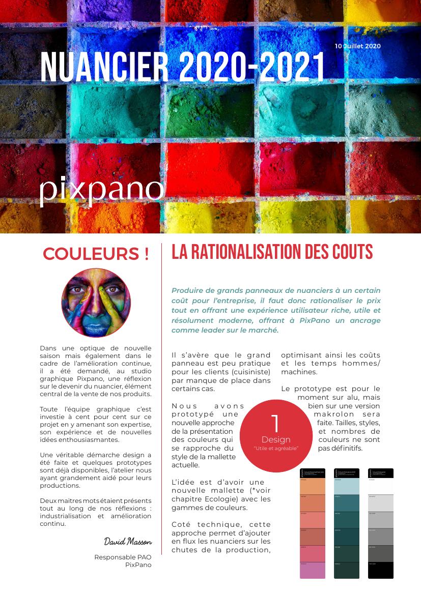 Pixpano — nuancier et design print