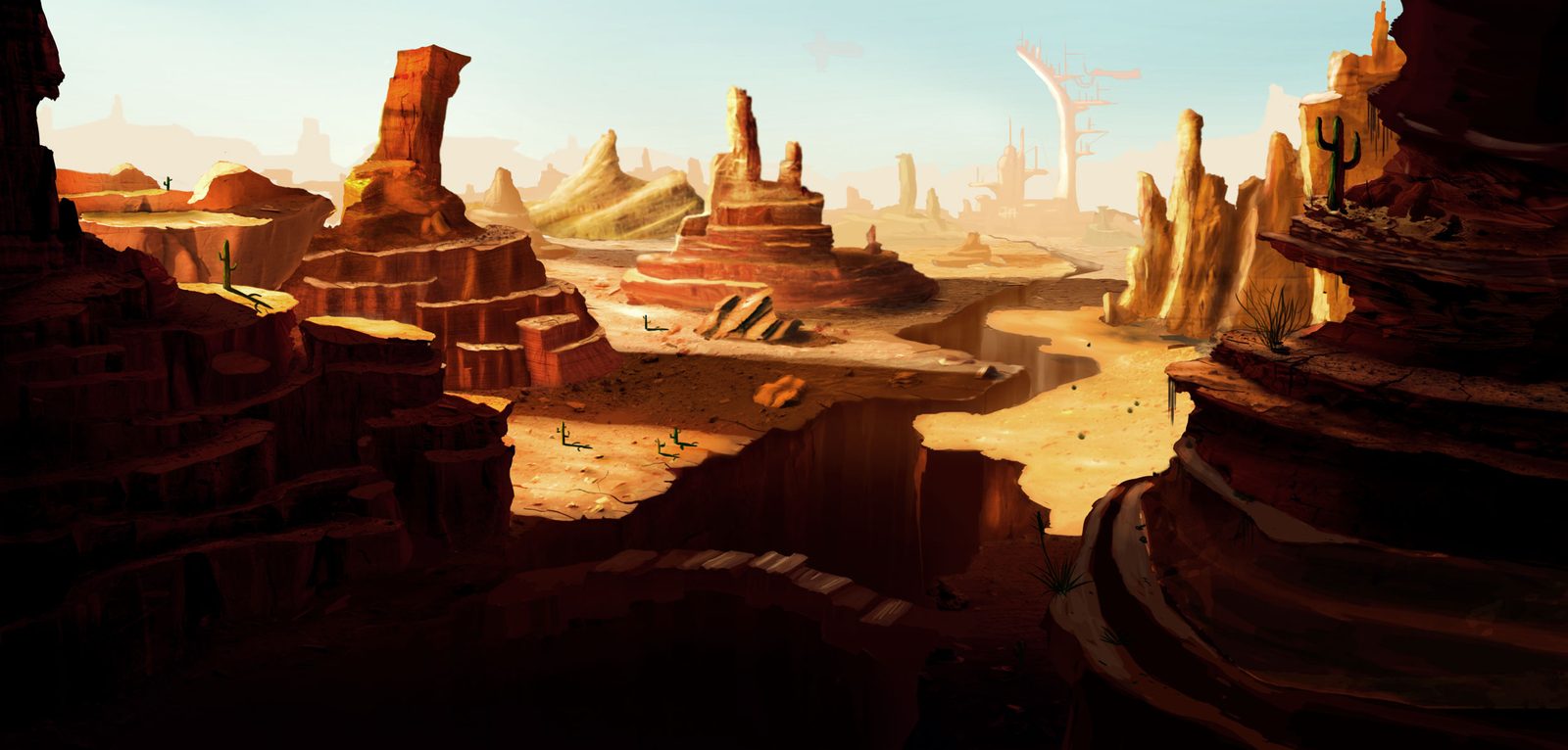 Travaux personnels — illustration de canyon